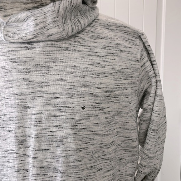 Burnside Space Dyed Pullover Hoodie w/hidden zipper pocket - Heather Grey - Med - Picture 7 of 8